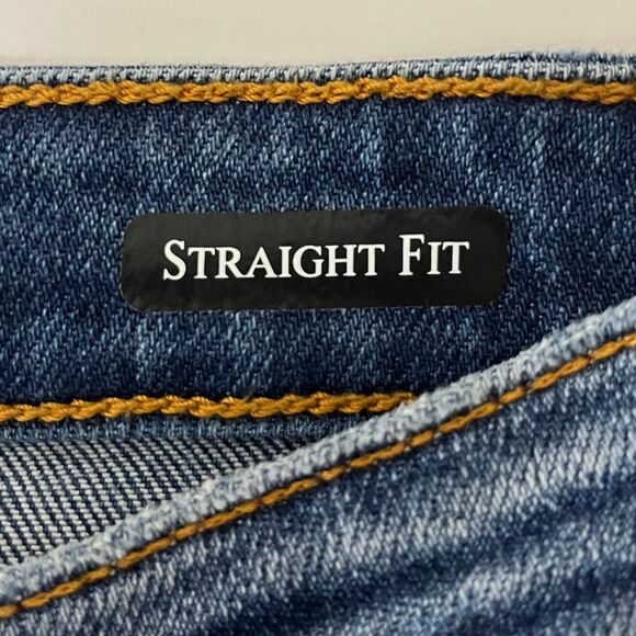 Judy Blue Front Seam Cuffed Straight Leg Jeans High Waist size 28 - Picture 8 of 9